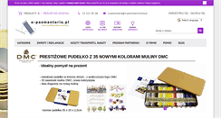 Desktop Screenshot of e-pasmanteria.pl